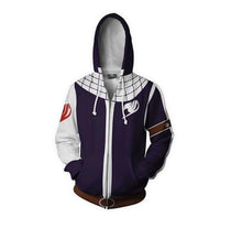 Load image into Gallery viewer, Autumn Winter 3D Print Anime  Fairy Tail Cosplay Hoodies Sweatshirts Casual Zipper hooded Jacket clothing