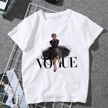 Load image into Gallery viewer, New Arrivals Fashion VOGUE Printed T shirt Women Harajuku Trend Style O-Neck T-Shirts Summer Short Sleeve Casual TShirt Tops