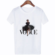 Load image into Gallery viewer, New Arrivals Fashion VOGUE Printed T shirt Women Harajuku Trend Style O-Neck T-Shirts Summer Short Sleeve Casual TShirt Tops