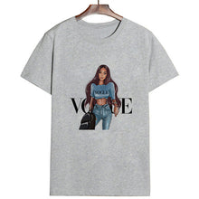 Load image into Gallery viewer, New Arrivals Fashion VOGUE Printed T shirt Women Harajuku Trend Style O-Neck T-Shirts Summer Short Sleeve Casual TShirt Tops