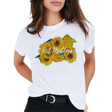 Load image into Gallery viewer, Van Gogh Oil Art women t shirt Print t-shirt female top Casual new streetwear tshirt graphic tee shirts Harajuku Femme 2019