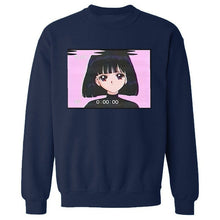 Load image into Gallery viewer, Hot Sale Autumn Hoodie Fashion Sad Girl Retro Japanese Anime Vaporwave Hoodies Men Funny Tops Harajuku Streetwear Sweatshirts