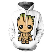 Load image into Gallery viewer, 2019 Guardians of the Galaxy Groot Men Hoodies Sweatshirts 3D Printed Funny Hip Hop Hoody Streetwear Pullover Hooded Men Tops