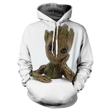 Load image into Gallery viewer, 2019 Guardians of the Galaxy Groot Men Hoodies Sweatshirts 3D Printed Funny Hip Hop Hoody Streetwear Pullover Hooded Men Tops