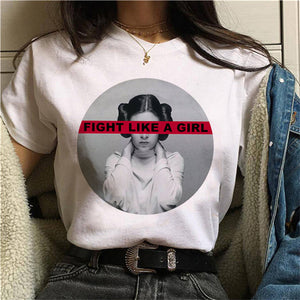 Feminists Harajuku T Shirt Women Feminism GRL PWR Ullzang T-shirt Girl Power 90s Graphic Tshirt Grunge Aesthetic Top Tees Female