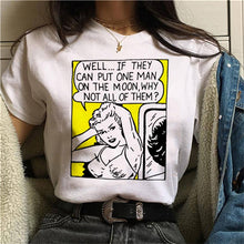 Load image into Gallery viewer, Feminists Harajuku T Shirt Women Feminism GRL PWR Ullzang T-shirt Girl Power 90s Graphic Tshirt Grunge Aesthetic Top Tees Female