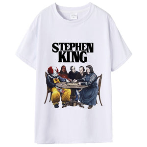 New Arrival Stephen King It Movie Tshirt Summer Men Stephen King Print T Shirt Casual Cool It Stephen King T-shirt Male's Tops