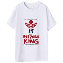 Load image into Gallery viewer, New Arrival Stephen King It Movie Tshirt Summer Men Stephen King Print T Shirt Casual Cool It Stephen King T-shirt Male&#39;s Tops