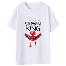 Load image into Gallery viewer, New Arrival Stephen King It Movie Tshirt Summer Men Stephen King Print T Shirt Casual Cool It Stephen King T-shirt Male&#39;s Tops