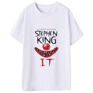 New Arrival Stephen King It Movie Tshirt Summer Men Stephen King Print T Shirt Casual Cool It Stephen King T-shirt Male's Tops