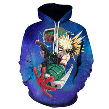 Load image into Gallery viewer, Japan Anime My Hero Academia Cos Hoodies Boku no Hero Academia Midoriya Izuku Bakugou Katsuki Todoroki Sweatshirt Jackets Coat