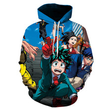 Load image into Gallery viewer, Japan Anime My Hero Academia Cos Hoodies Boku no Hero Academia Midoriya Izuku Bakugou Katsuki Todoroki Sweatshirt Jackets Coat