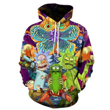 Load image into Gallery viewer, Hoodies Anime Rick and Morty 3D Print Hoodies Men Hoodie Loose Hooded Sweatshirt Streetwear 2019 hot sale 6XL