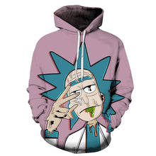 Load image into Gallery viewer, Hoodies Anime Rick and Morty 3D Print Hoodies Men Hoodie Loose Hooded Sweatshirt Streetwear 2019 hot sale 6XL