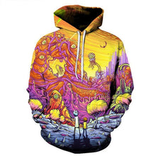 Load image into Gallery viewer, Hoodies Anime Rick and Morty 3D Print Hoodies Men Hoodie Loose Hooded Sweatshirt Streetwear 2019 hot sale 6XL