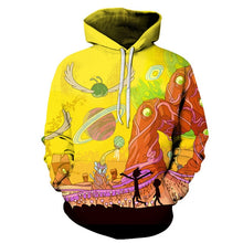 Load image into Gallery viewer, Hoodies Anime Rick and Morty 3D Print Hoodies Men Hoodie Loose Hooded Sweatshirt Streetwear 2019 hot sale 6XL