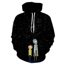 Load image into Gallery viewer, Hoodies Anime Rick and Morty 3D Print Hoodies Men Hoodie Loose Hooded Sweatshirt Streetwear 2019 hot sale 6XL