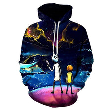 Load image into Gallery viewer, Hoodies Anime Rick and Morty 3D Print Hoodies Men Hoodie Loose Hooded Sweatshirt Streetwear 2019 hot sale 6XL