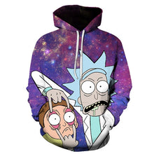 Load image into Gallery viewer, Hoodies Anime Rick and Morty 3D Print Hoodies Men Hoodie Loose Hooded Sweatshirt Streetwear 2019 hot sale 6XL