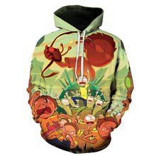 Load image into Gallery viewer, Hoodies Anime Rick and Morty 3D Print Hoodies Men Hoodie Loose Hooded Sweatshirt Streetwear 2019 hot sale 6XL