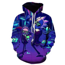 Load image into Gallery viewer, Hoodies Anime Rick and Morty 3D Print Hoodies Men Hoodie Loose Hooded Sweatshirt Streetwear 2019 hot sale 6XL