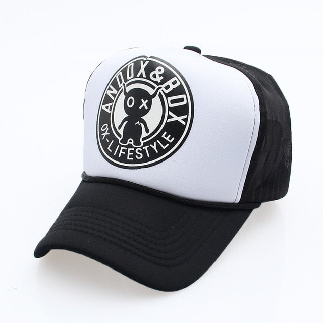 2019 New Fashion Cartoon Hip Hop Baseball Caps Wholesale Adjustable Fitted Hats Casual Letter Printing Wash Cap For Men Women