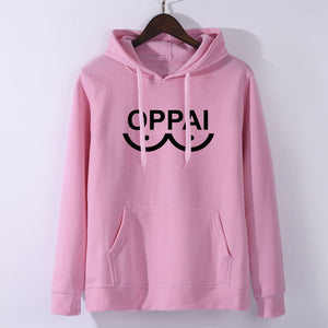 NEW Anime One Punch man Saitama Oppai Hoodie Hooded Sweatshirt Hoodie Cosplay Costume New