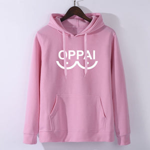 NEW Anime One Punch man Saitama Oppai Hoodie Hooded Sweatshirt Hoodie Cosplay Costume New