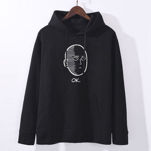 NEW Anime One Punch man Saitama Oppai Hoodie Hooded Sweatshirt Hoodie Cosplay Costume New