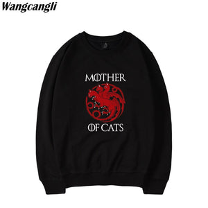 Mother of Cats Harajuku Casual Hoodies Sweatshirts Women Streetwear Anime Hoodie Sweathirt fashion plus size tracksuit