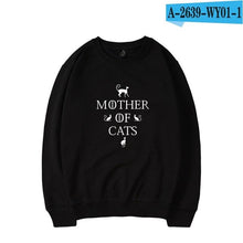 Load image into Gallery viewer, Mother of Cats Harajuku Casual Hoodies Sweatshirts Women Streetwear Anime Hoodie Sweathirt fashion plus size tracksuit