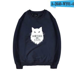 Mother of Cats Harajuku Casual Hoodies Sweatshirts Women Streetwear Anime Hoodie Sweathirt fashion plus size tracksuit