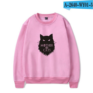 Mother of Cats Harajuku Casual Hoodies Sweatshirts Women Streetwear Anime Hoodie Sweathirt fashion plus size tracksuit