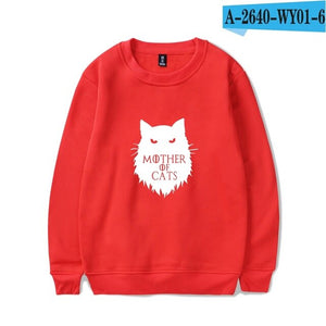 Mother of Cats Harajuku Casual Hoodies Sweatshirts Women Streetwear Anime Hoodie Sweathirt fashion plus size tracksuit