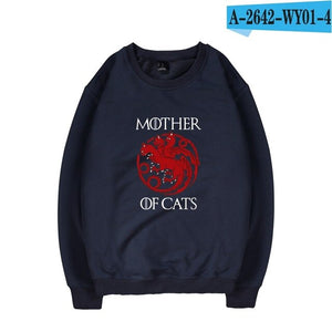 Mother of Cats Harajuku Casual Hoodies Sweatshirts Women Streetwear Anime Hoodie Sweathirt fashion plus size tracksuit