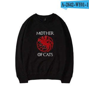 Mother of Cats Harajuku Casual Hoodies Sweatshirts Women Streetwear Anime Hoodie Sweathirt fashion plus size tracksuit