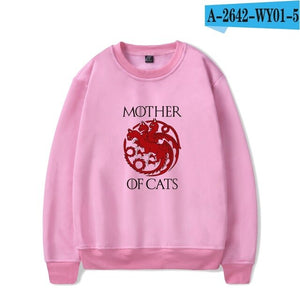 Mother of Cats Harajuku Casual Hoodies Sweatshirts Women Streetwear Anime Hoodie Sweathirt fashion plus size tracksuit