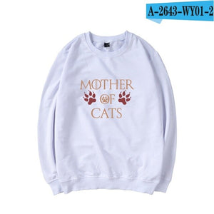 Mother of Cats Harajuku Casual Hoodies Sweatshirts Women Streetwear Anime Hoodie Sweathirt fashion plus size tracksuit