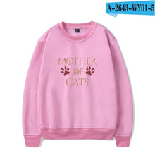 Load image into Gallery viewer, Mother of Cats Harajuku Casual Hoodies Sweatshirts Women Streetwear Anime Hoodie Sweathirt fashion plus size tracksuit