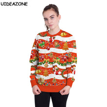 Load image into Gallery viewer, Women Long Sleeve Christmas Hoodies Sweathirts Pullovers Streetwear Sweatshirt Jingle Bell Casual Tracksuits Unisex Female Hoody