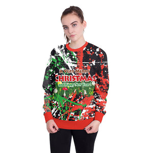 Women Long Sleeve Christmas Hoodies Sweathirts Pullovers Streetwear Sweatshirt Jingle Bell Casual Tracksuits Unisex Female Hoody