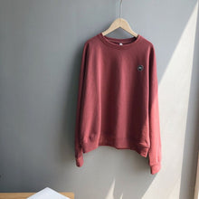 Load image into Gallery viewer, Female Korean Sweathirt Loose Thin Lazy O-neck Basic Pullovers Shirt Feminino Harajuku Jumper