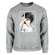 Load image into Gallery viewer, Death Note Sweatshirt Men Japanese Anime Crewneck Sweatshirts Hoodies 2019 Winter Autumn Fleece Warm Streetwear Sportswear Mens