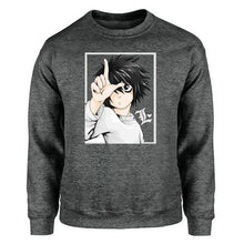 Load image into Gallery viewer, Death Note Sweatshirt Men Japanese Anime Crewneck Sweatshirts Hoodies 2019 Winter Autumn Fleece Warm Streetwear Sportswear Mens