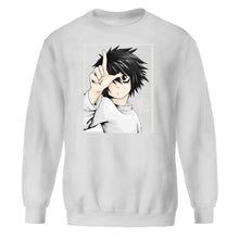 Load image into Gallery viewer, Death Note Sweatshirt Men Japanese Anime Crewneck Sweatshirts Hoodies 2019 Winter Autumn Fleece Warm Streetwear Sportswear Mens