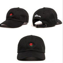 Load image into Gallery viewer, The Hundreds Rose Embroidered Hat Baseball Cap Fashion 2017 Unique Adjustable Embroidered Rose Casual Hats