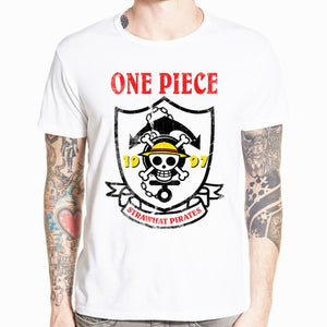 Asian Size Men Women Japanese Anime One Piece Luffy Ace Sabo Law Zoro And Nami T-shirt O-Neck Short Sleeves Tshirt HCP4477