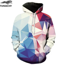 Load image into Gallery viewer, TUNSECHY Men/Women Hoodies With Hat Hoody Print Color Blocks Autumn Winter 3D Sweatshirts Hooded Hood Tops Wholesale and retail