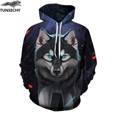 Load image into Gallery viewer, TUNSECHY Men/Women Hoodies With Hat Hoody Print Color Blocks Autumn Winter 3D Sweatshirts Hooded Hood Tops Wholesale and retail