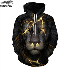 Load image into Gallery viewer, TUNSECHY Men/Women Hoodies With Hat Hoody Print Color Blocks Autumn Winter 3D Sweatshirts Hooded Hood Tops Wholesale and retail